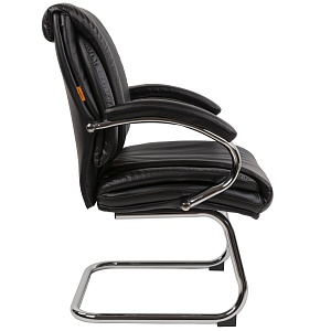 Офисное кресло CHAIRMAN CH423 V, экокожа, черный